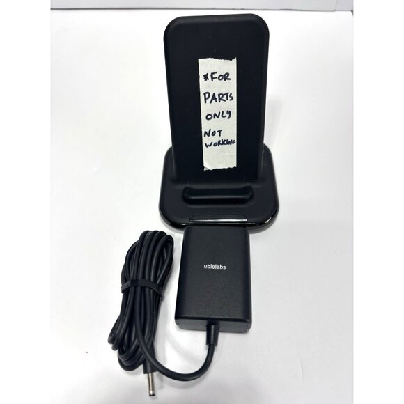 Ubio Labs 2-in-1 Wireless Charging Stand ,Plug Works -Charger **For Parts Only** - Picture 1 of 10